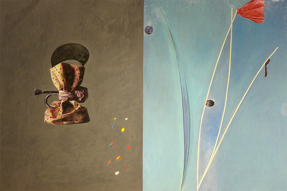 Diptych Blue - PETER PHILLIPS - PPH 0001